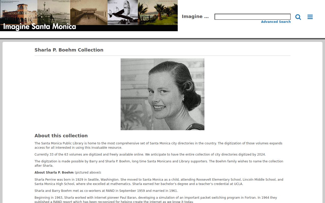 Santa Monica people directories historical city directory archive